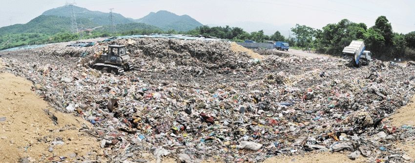 垃圾填埋場消泡劑應用場景圖