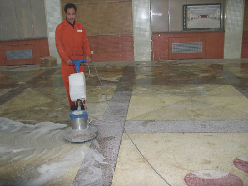 水磨石清洗消泡劑應用場景圖